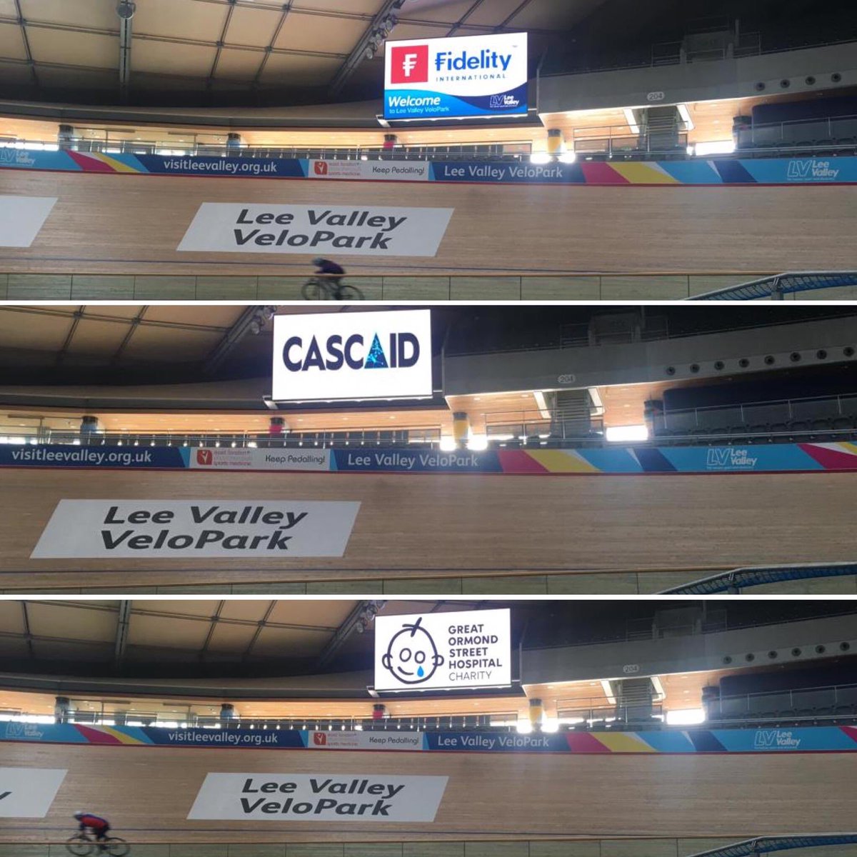 Congratulations to Fidelity who have so far raised in excess of £12,000 at the Cascaid Velodrome challenge for Great Ormond Street Hospital. @Fidelity_UK @GOSHCharity @GOSHCCPartners