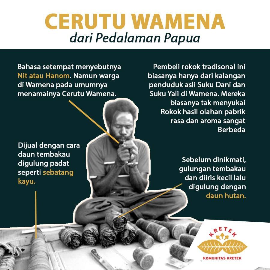 DitaAyu73027708's tweet photo. Mempunyai aroma yg sangat ciri khas .cerutu wamena dari pedalaman papua. 
#TerimakasihKretek https://t.co/C2ySlH8v60