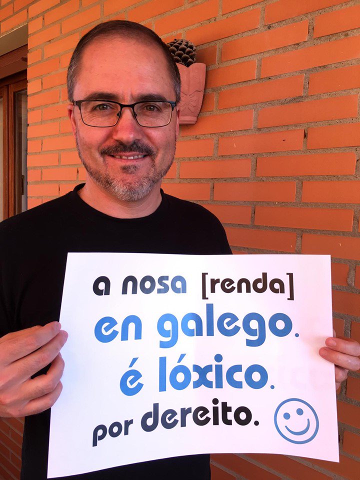 afnlg's tweet photo. O poeta de Ludeiros (Lobios), Suso Díaz, teno claro: "En galego é lóxico, é a lingua que amamos, na que sentimos, na que vivimos e falamos. A lingua na que todo é poesía."
 Graciña @Suso_Diaz  #engalego #élóxico #pordereito https://t.co/CbmRDOVK0S