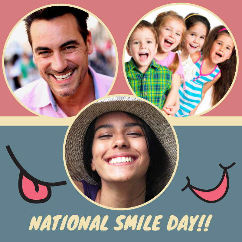 Today is National Smile Day 😀 Lets all SMILE today!! #NationalDays #SmileDay #Friday