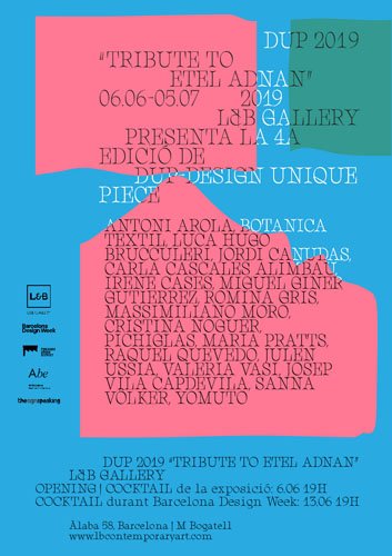 BCNArt2's tweet image. #L&amp;amp;BGallery presenta la 4ª edición del DUP Design Unique Piece.
Coincide con la 14ª edición de la #BarcelonaDesignWeek
@BcnDesignWeek 
INFO: bit.ly/2Mj493B