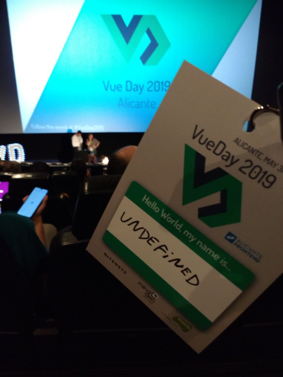 Keropodium's tweet photo. #vueday2019 https://t.co/t6lCmasUcx