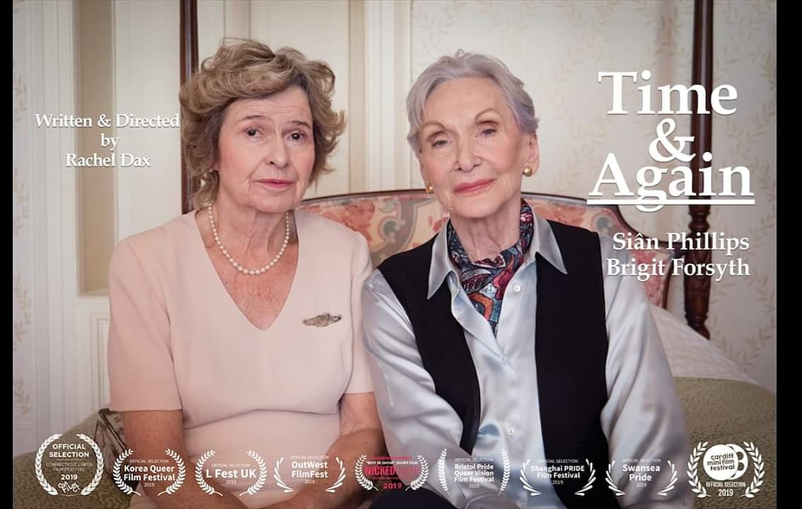 Loving the poster for the  film #TimeandAgain 
Was such a privilege for me to work with these two powerhouses of British acting - #DameSianPhilips and #BrigitForsyth 

 #filming #filmfestival #actress #hmua #mua #makeupartist #hairdresser #personalmakeupartist
