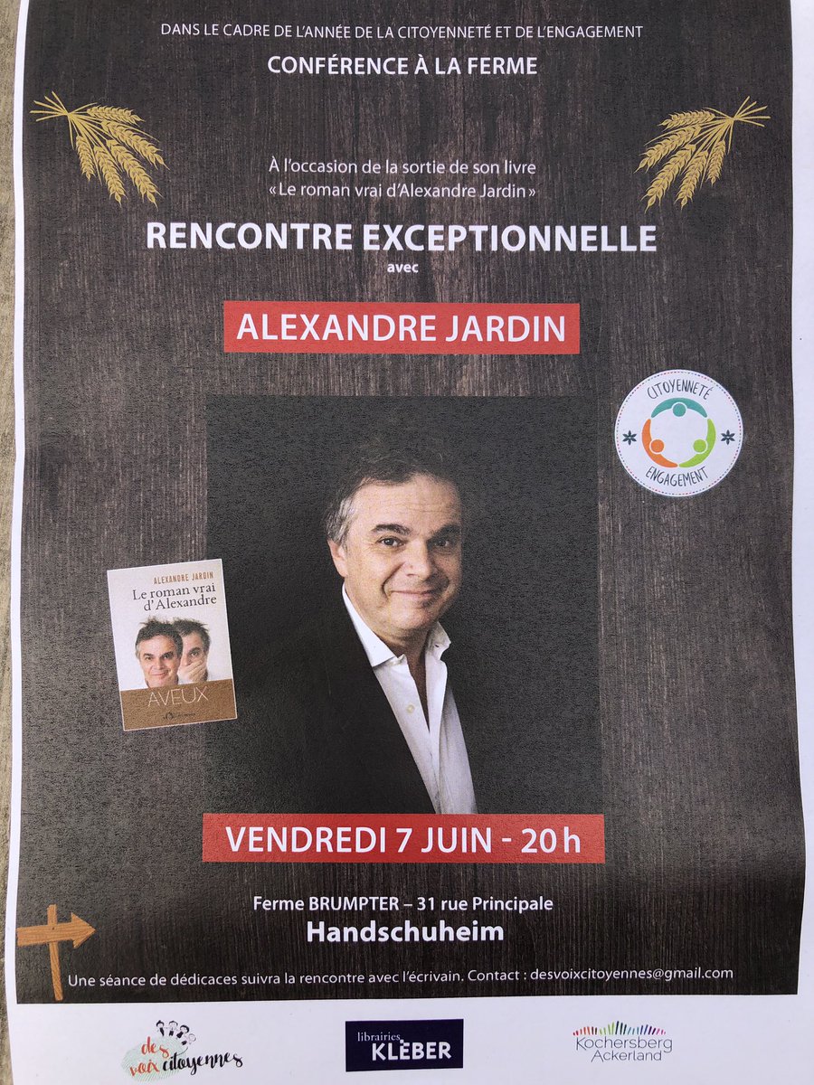 ALUTTERSCHMITT's tweet image. Une séance de dédicaces à la ferme #Alsace #kochersberg à Handschuheim @toutlebasrhin #desvoixcitoyennes