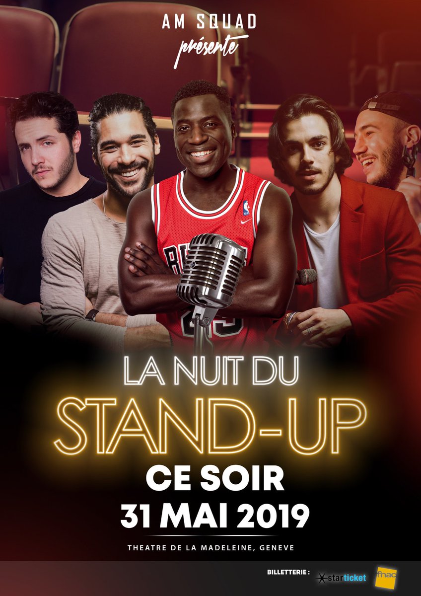 LeninArul's tweet photo. Ce soir pour la toute première fois à Genève: LA NUIT DU STAND-UP avec @DonelJacksman @PanayotisPascot @MerwaneB @Twittdejeremy @KominekAlex https://t.co/cTQKZliaJf