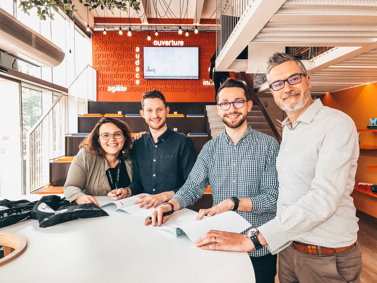 Nous sommes très heureux de rejoindre les partenaires du @VillageCA35 pour accompagner les startups Brétilliennes dans leur croissance 🚀 C'est le début de belles collaborations : bit.ly/2wsJwHn ! #Rennes #MakeTheGrade @cormierf @Fr_ancois @ManueAureart