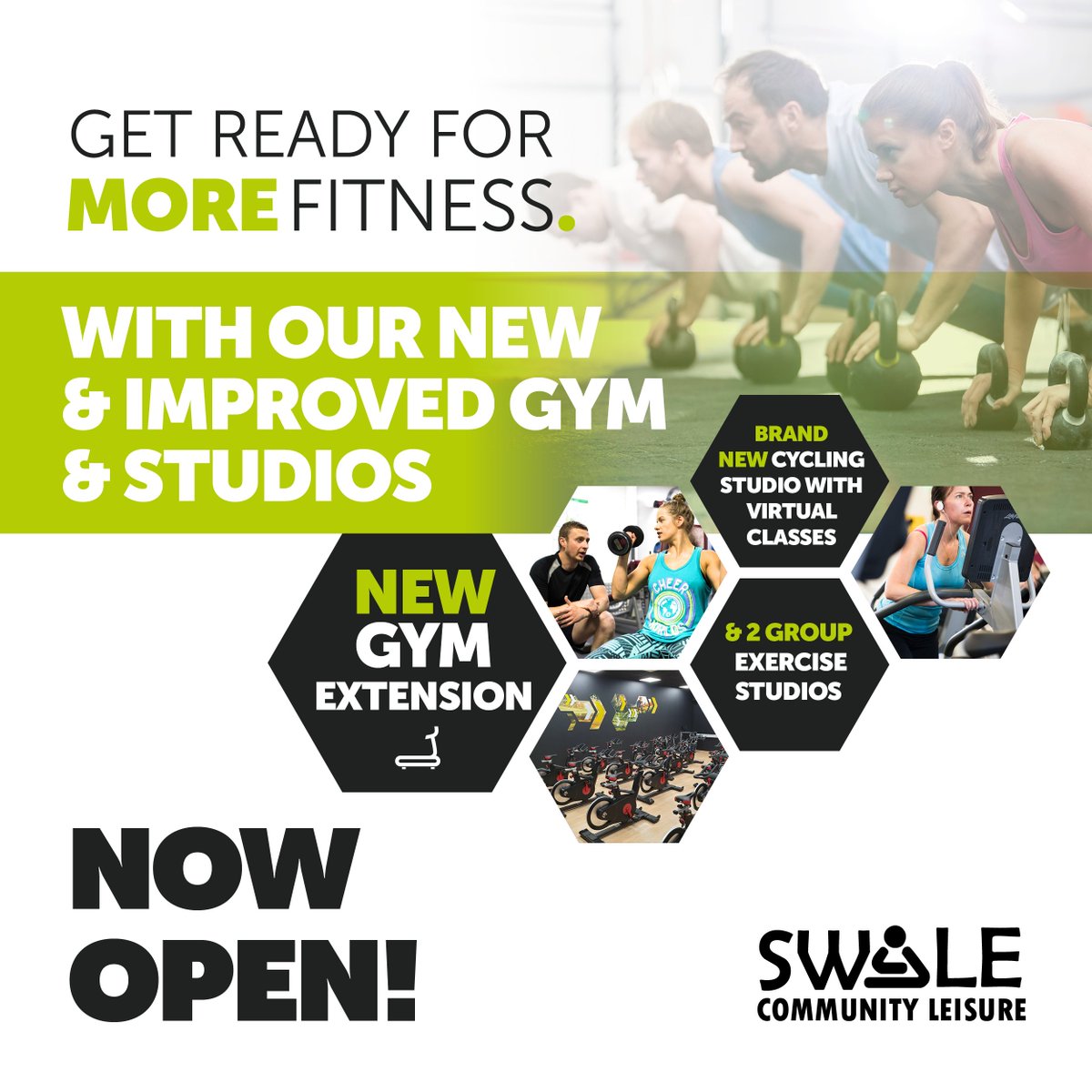 GymInSwale's tweet photo. Today we opened our doors to our newly kitted out gym! We look forward to hearing your feedback on all the great new equipment we've installed! 👇😍👌😎👍 
#swale #swallowslc #newgym #fitness #lifefitness #morefitness #sittingbourne #swaleleisure https://t.co/tUX59VlmKi