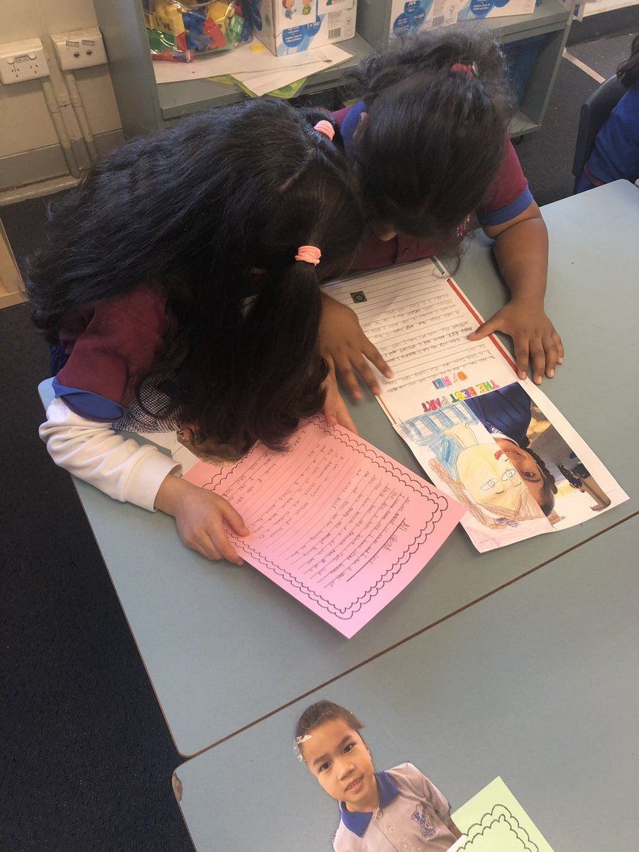 For writing this week 1/2S were super excited to plan and write a piece of writing all about themselves which they enthusiastically published and shared with their audience 2C. They were so pleased and engaged as 2C visited us this afternoon to share away! <a href="/MissCassady/">Lucy Cassady</a>