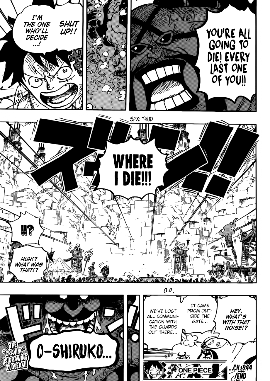 Vedu One Piece 944 Zoro Vs Orochi Sanji Vs Drake Zoro Vs Kyoshiro Kid Captured Kamazou Captured Kamazou Is Killer Killer Ate The Smile Big Mom Arrives Freaking Hype