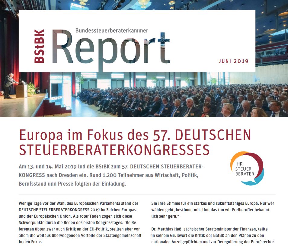 BStBKaktuell's tweet photo. Die Juni-Ausgabe des #BStBK-Reports ist da! https://t.co/TmzB8FVw66 https://t.co/INluRCkSaJ