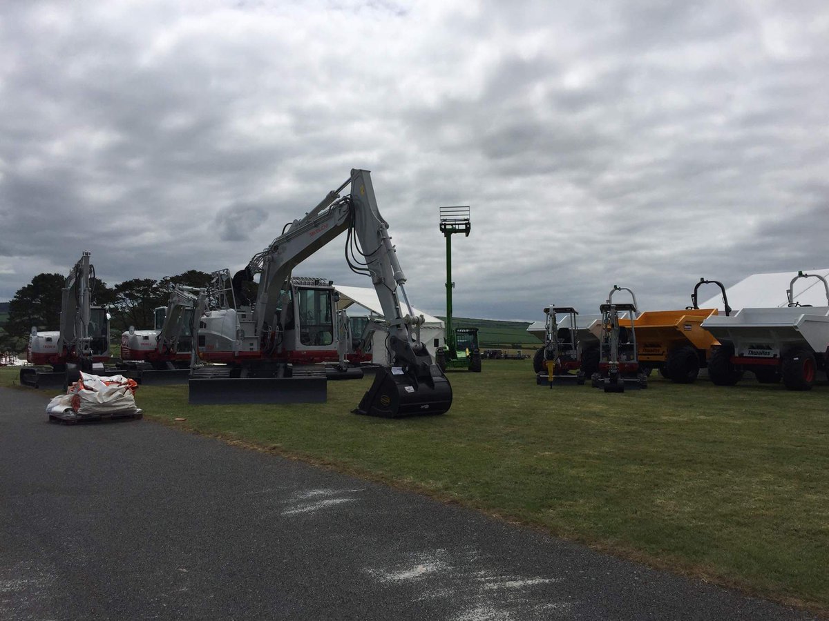 Preparations are well underway for next week 👍 #RoyalCornwallShow #Stand569 #PlantHire #PlantSales #RCS19 #Cornwall <a href="/CBLSaltash/">CBL Saltash</a>