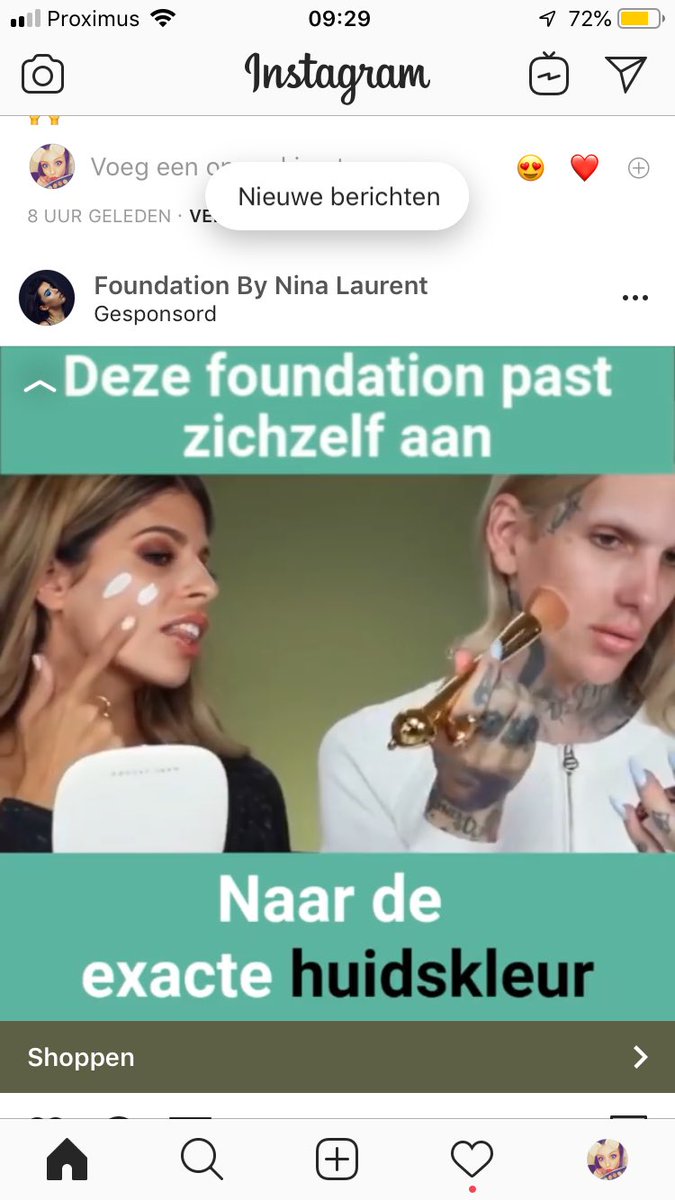 vasthi93's tweet photo. @JeffreeStar They are using you in a fane add!! They use the Erborian Cc creme video for TLM makeup!! https://t.co/usrzBMw5ni