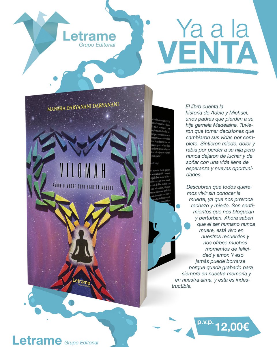 manshitad's tweet photo. Ya a la venta mi libro Vilomah. No te lo puedes perder.
De venta en:
Librería Unicornio
https://t.co/tGMGFuiOo4 https://t.co/XEORMOBhUB