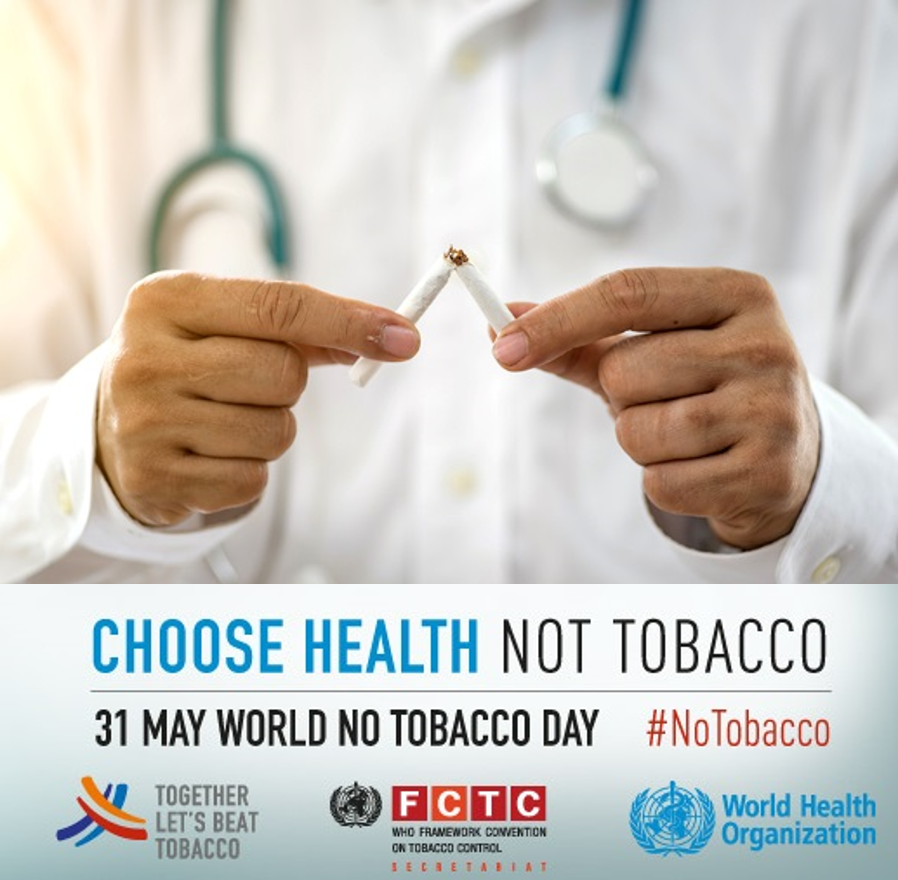 AiopTweet's tweet photo. Scegliamo la #salute! Lo facciamo ogni giorno con il nostro lavoro al servizio dei #pazienti del #SSN. Le oltre 550 strutture #Aiop su tutto il territorio nazionale partecipano alla campagna della @WHO e dicono #NoTobacco !🚭 https://t.co/SxqNgqekmR