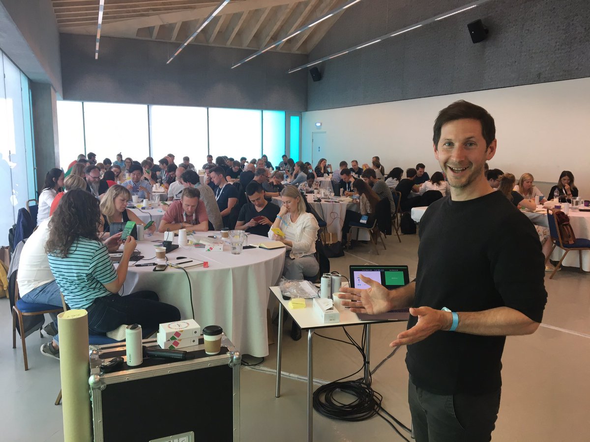 Yesterday we ran an 80-person behavioural design workshop at #UXLondon. Soo much fun!! 

If you missed us, come to Coglode Academy in Brighton, UK. June 19th is sold out we now have a new date available: Aug 7th coglode.com/nuggets/traini…