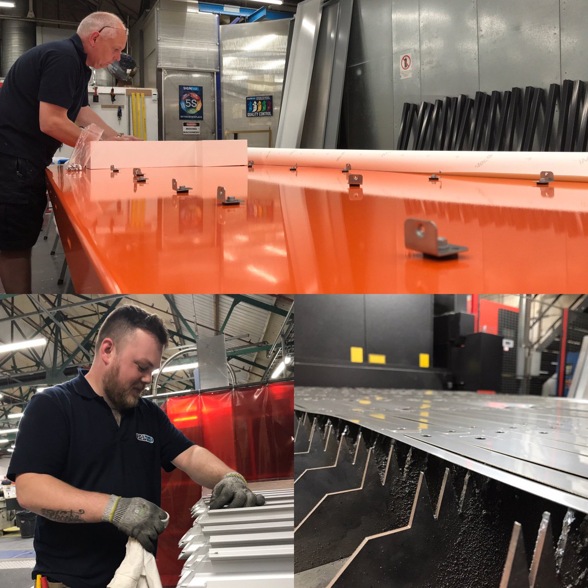 SignFabUKLtd's tweet photo. It may have only been a short week, but what a week it has been!
The team have come back with that Bank Holiday buzz, and we have completed some amazing projects, with some of the biggest totems passing through our workshops we have ever seen! 

 #homeoftradesignage https://t.co/DutkspTqV8