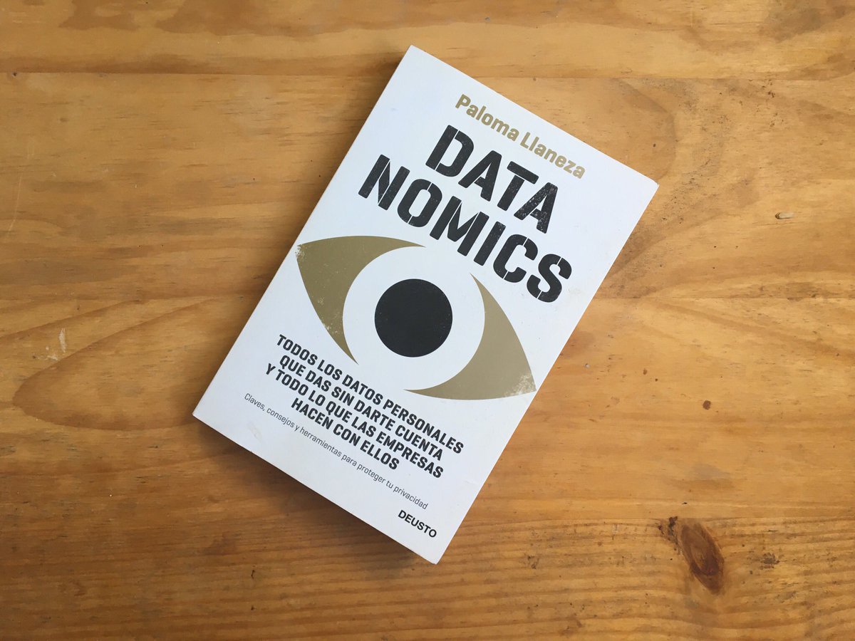 designetworking's tweet photo. #FeedbackLibro “#Datanomics” de @PalomaLLaneza @EdicionesDeusto https://t.co/rnFBKR9RU8 Si quieres saber por qué has votado a quién has votado en las últimas #Elecciones26M lee este #libro @FLMadrid #FLM19 https://t.co/8h0ZIrpujC