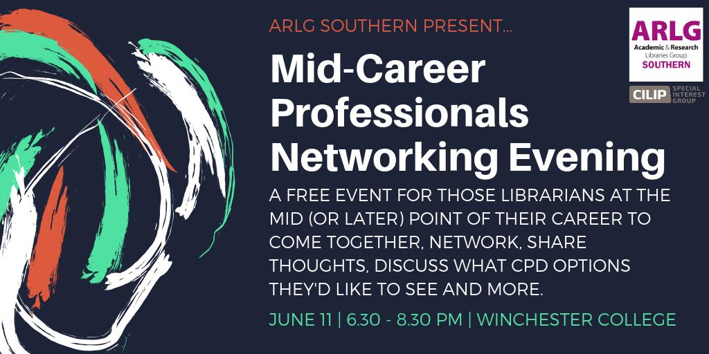 ARLGSouthern's tweet photo. It's not long now until our Mid-Career Professionals Networking Evening. It's FREE to attend and you don't want to miss out (there will be cake!). Sign up now via thee following link:

https://t.co/bRXLQsNqWb https://t.co/f0xMqEPZXF