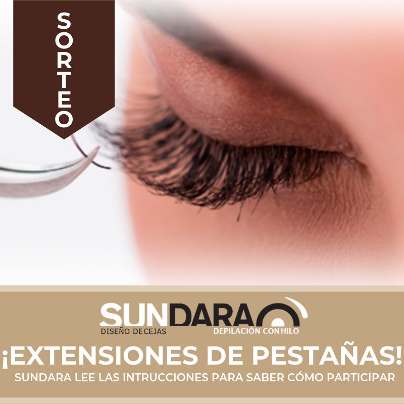 Para despedirnos de mayo, sorteamos una puesta de extensiones de pestañas 😏
Las bases para participar en el sorteo se encuentran en nuestro Fb e Instagram. El viernes 7.06.2019 se dará a conocer nuestra Sundara ganadora 😉 ¡Mucha suerte! #sundara #sundarabelleza  #diseñodemirada