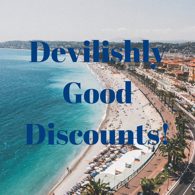 PebblesRentals's tweet photo. Devilishly good discounts!💰

Want a last minute holiday for June? Fancy some sun in Nice? Why not take advantage of the amazing discounts we have all throughout June at many of our apartments and get some of that much needed sun, sea and splendour! 
https://t.co/3MonD5JQ3e https://t.co/HTsSfvq7ih