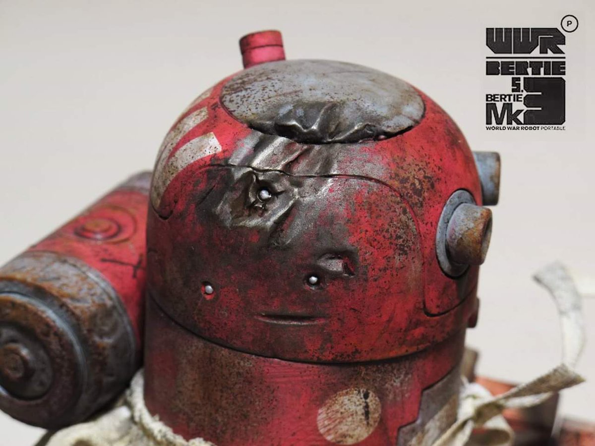 psycho_ming's tweet photo. Look at this superb weathering of @WorldOf3A WWRp Pinky Bertie MK3.5!! I LOVE this guy! :) #worldof3a #threealegion #ashleywood @ashleywood3a https://t.co/JLxdIoY8TY