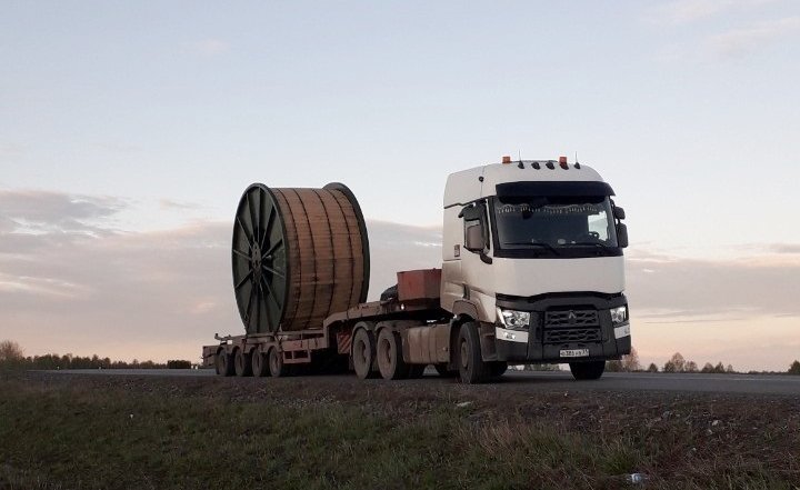 VLLogistic's tweet image. Негабарит наше – все!

Московский офис и Владивосток, запад и восток работают для вас.
Катушки ГНКТ – перевезем легко! На фото перевозка по маршруту: Китай, Манчжурия, Забайкальск, Новый Уренгой. Диаметр 4,1 м, ширина 2,3, м, масса 41,3 тонны.