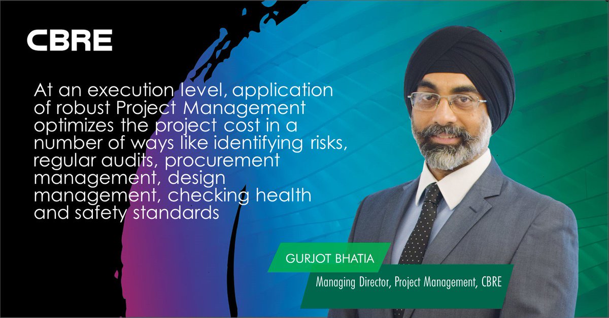 CBRE_India's tweet photo. In the latest #RealtyDecoded blog, @gurjotsbhatia explains how the application of robust Project Management practices in residential projects optimizes cost along with increasing efficiency
Read here: https://t.co/jrOj7PCOJJ
@CBREPJM https://t.co/u2zb7JlNke
