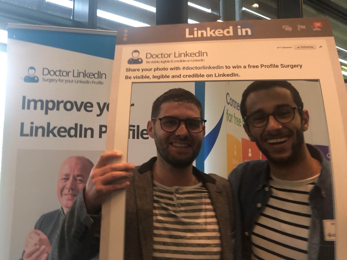 The winner of our <a href="/ScottishEDGE/">Scottish EDGE</a> #EDGE14 photo competition is <a href="/mohrexer/">Moh Al-Haifi</a> on the right here comparing his stripes with <a href="/NickBlairMurray/">Nick Murray</a>, as photographed by <a href="/nazipova/">Roza Nazipova</a>. 

Moh, please get in touch to arrange an appointment for your free #LinkedIn Profile Surgery here, or via LinkedIn.