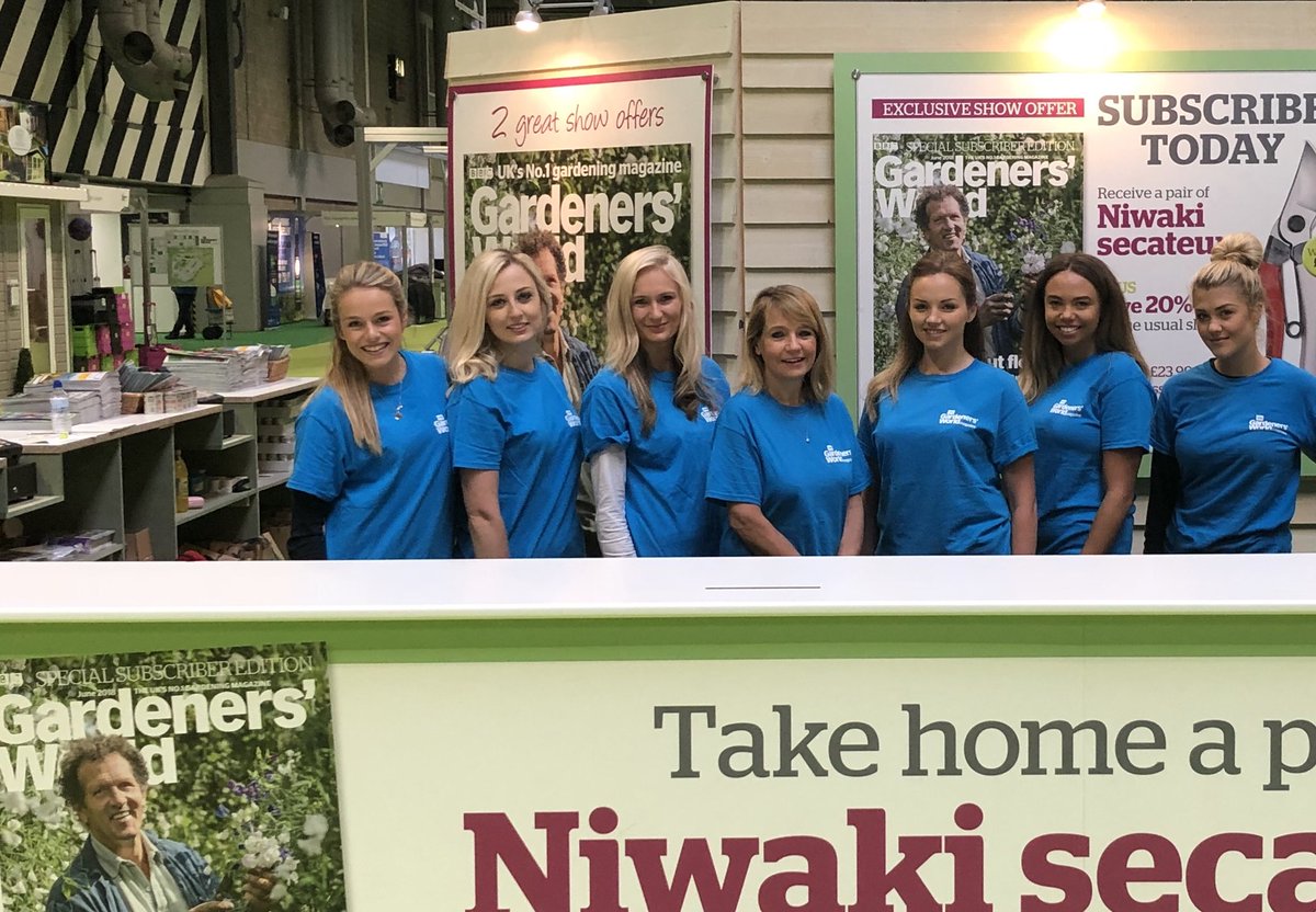 PromoHouseStaff's tweet photo. Happy Friyay! Promo House are busy bees today prepping for a super busy June! Looking forwarded to working at #Gardenersworld2019 again this year and providing the #subscriptionstaff #nec https://t.co/PDQuMwSGW2