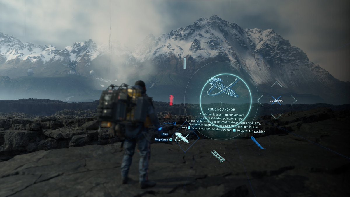 Кодзима о размерах карты Death Stranding: горы — не декорация, и вы можете забраться на них