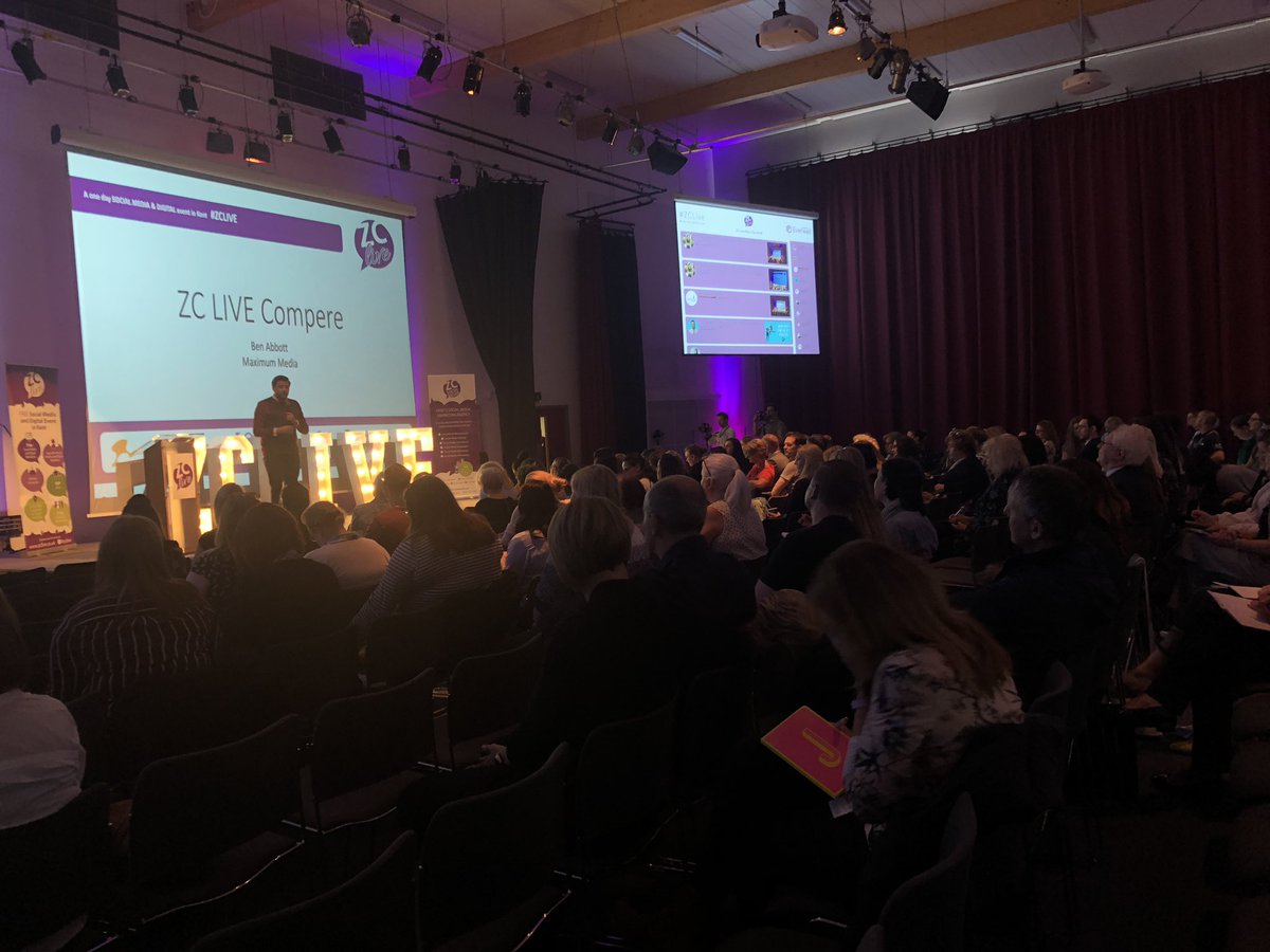 Excited for today’s #ZCLIVE opening keynote is busy busy! #revolutionevents