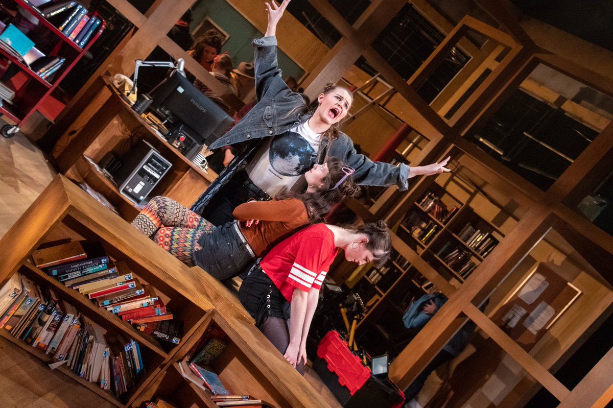 PhoebeAndBella's tweet image. Sneak peak of how sad we’re feeling about #intothewoods coming to an end! Can’t believe it’s the final day at @CSSDLondon directed by the awesome @AdamLenson 😭 It’s been a blast and we’ve lived for these moments in the woods 📚#nogreen #notrees #reopenthelibrary