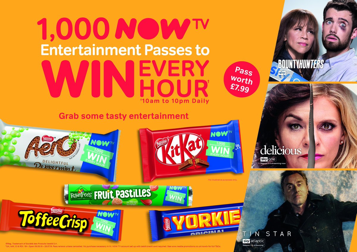 Shelflife Ie Nestle And Now Tv To Give Away Passes In On Pack Promotion T Co 0ux6zjdywy Nestleuki Nowtvireland Nestle Promotions Confectionery T Co Jnm6slkyt9