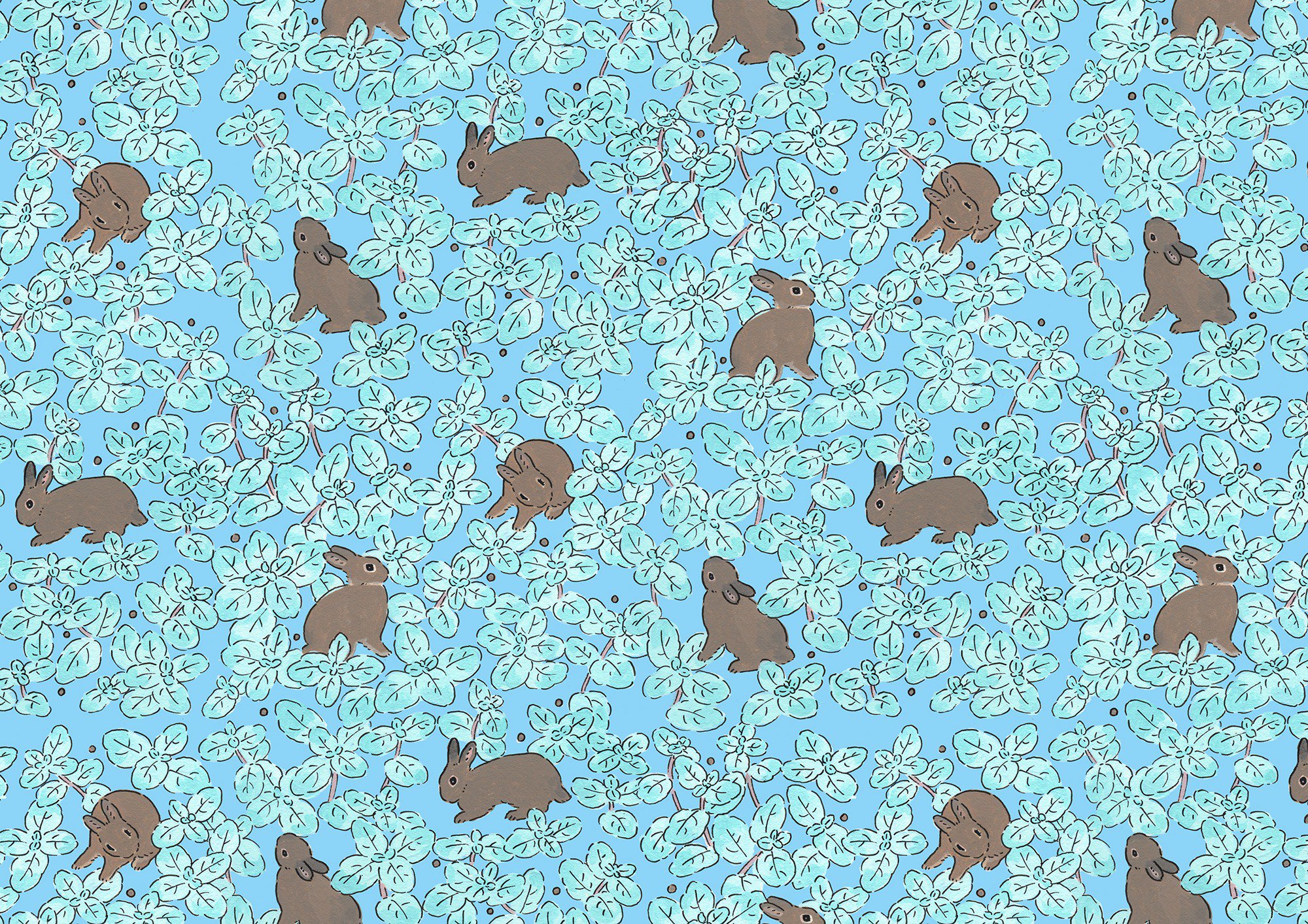 Schinako Moriyama Illustrator チョコミント柄 よかったら壁紙とかに使ってください 個人で楽しむ範囲で T Co Xoz52lcvwl Twitter