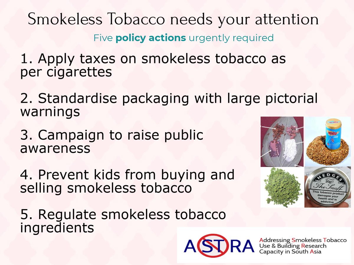 @ASTRA_NIHR message on #WNTD2019 #NoTobaccoDay 
A comprehensive implementation of @FCTCofficial inclusive of #smokeless #tobacco 
@HealthSciYork @ravimehro @LindaBauld @DrAzizSheikh @SubhashPokhrel @ayadav24 @tibor_szilagyi @vera_dacosta @Fsiddiqui532 @ziauddinislam @javaidkhan61