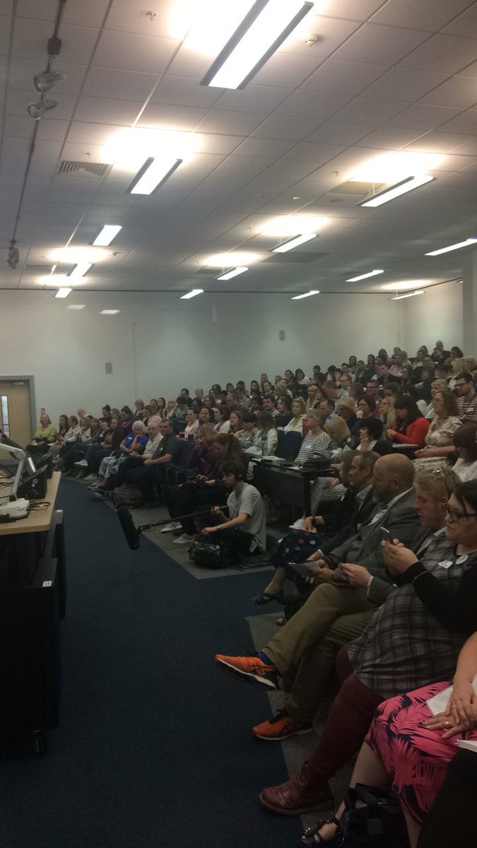 Love a full conference! The passion is amazing for learning disability nursing. <a href="/UWE_NAM/">UWE Nursing & Midwifery</a>  #uweLD100 #NotOnMyWatch <a href="/WeLDnurses/">WeLDNurses 💙</a>