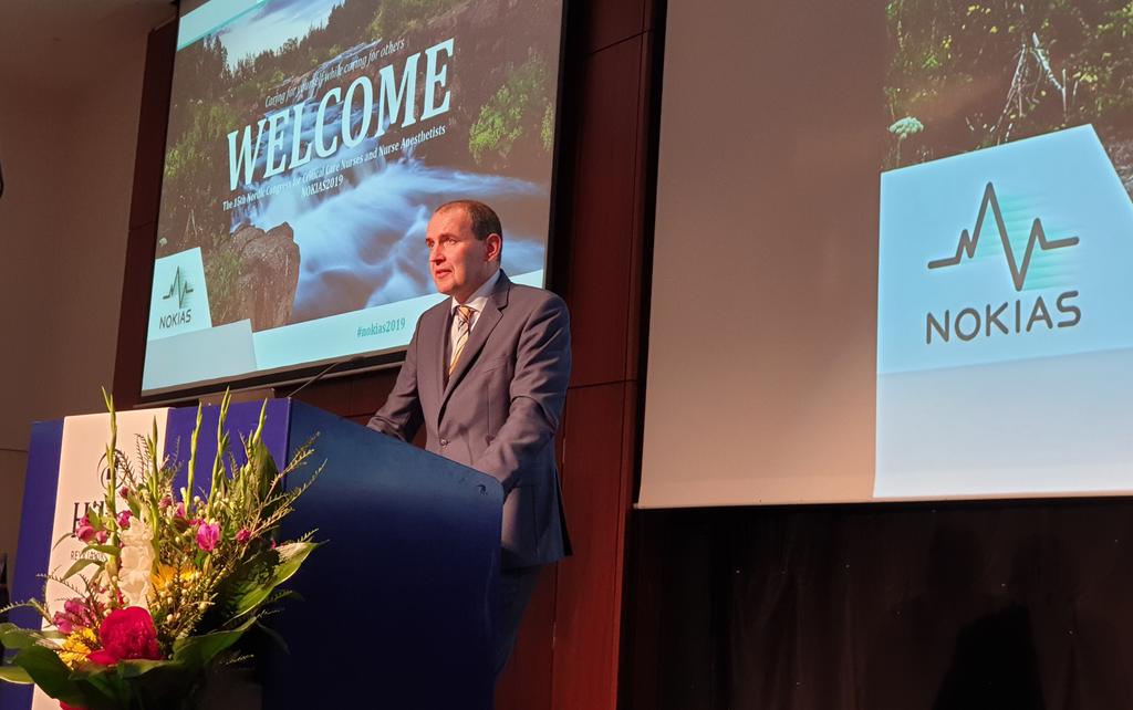 The president of Iceland sets #NOKIAS2019 conference of critical care nurses and #nurseanesthetists in Reykjavík.
#Nurse #NurseTwitter