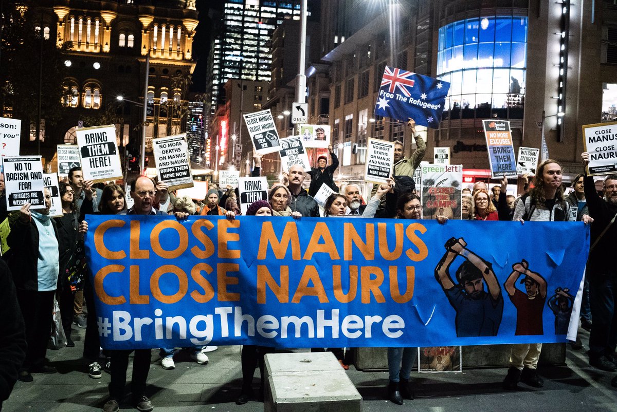 CadmanSimon's tweet photo. With a reported 26 attempted suicides or self harm on Manus Island since the election, it's time to #bringthemhere #Auspol https://t.co/lLNJhDKkyL