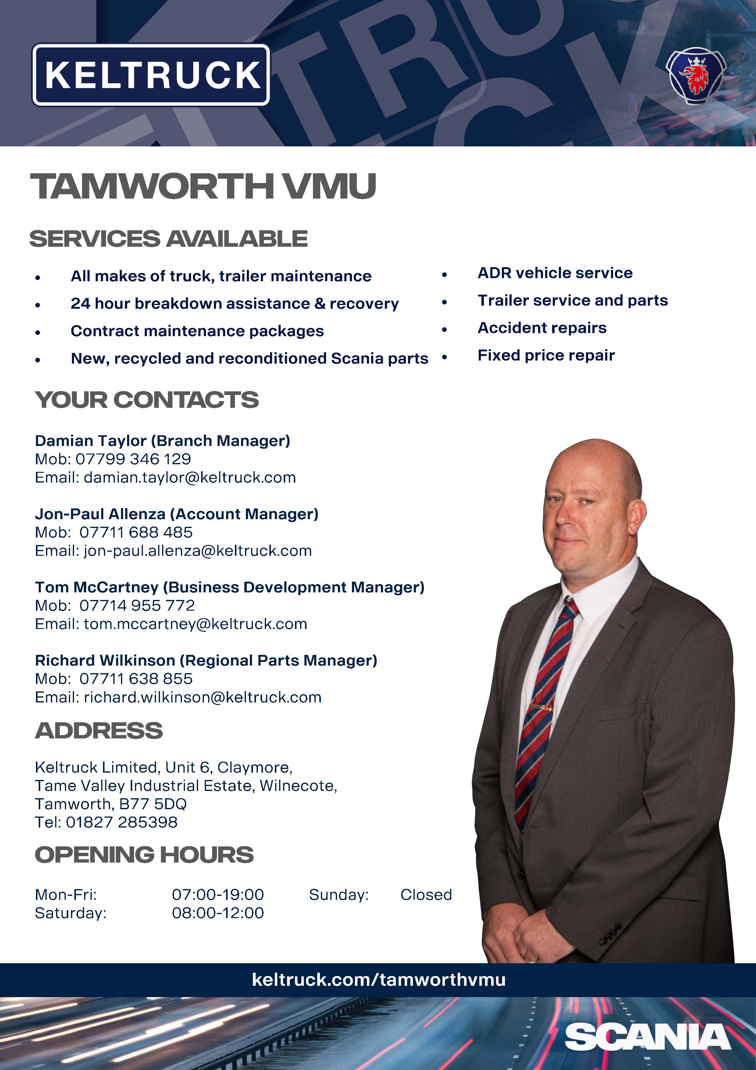 Keltruck Scania on Twitter "Keltruck Tamworth vehicle maintenance