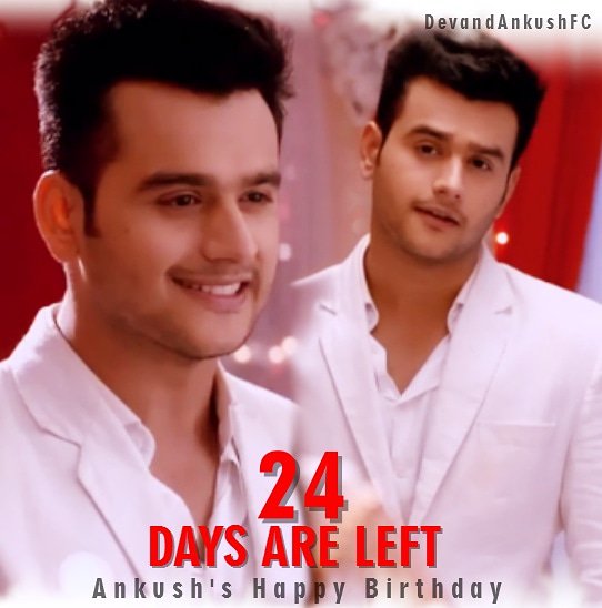 24 days are left for Prince charming Happy Birthday 