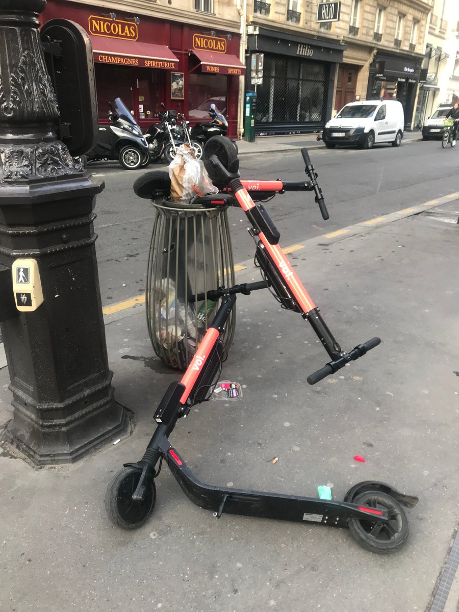 TurningParisian's tweet photo. Is this where the #trottinetteselectriques belong? Read about this and the other things Parisians complain about in my latest blog post: https://t.co/wUYfGDeFDr π΄ #trottinettes #electricscooter #scooter #Paris #France #blog #blogpost #blogger #french #parisian #parisproblems https://t.co/ZFTTS8Qizh