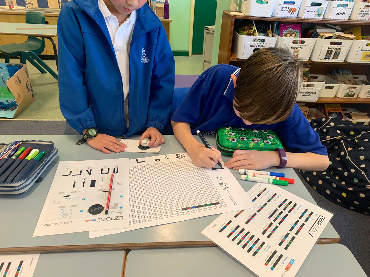 S3O enjoyed Friday afternoon coding ozobots! #fridayfun #coding #stage3