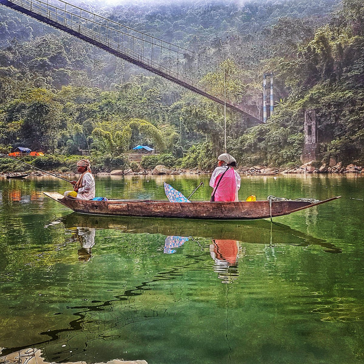 Indiapictures On Twitter Rt Nofixedaddr Dawki Bridge Was Built