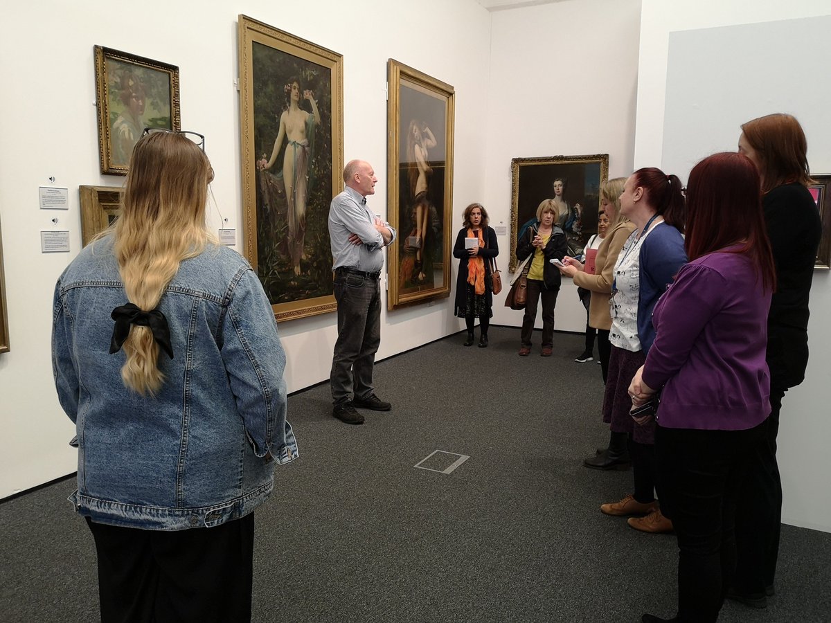 AtkinsonThe's tweet photo. The Atkinson staff & volunteers had a a series of brilliant curator led tours around our new #exhibitions this morning. Come and have a look for yourself! Inspired by Alice 🐰Cross Pollination 🌺 #Southport Double Take II 📷 Bessie Downes 🎨Sharon Barnes https://t.co/icFpRDSgST https://t.co/wQB854L2ph