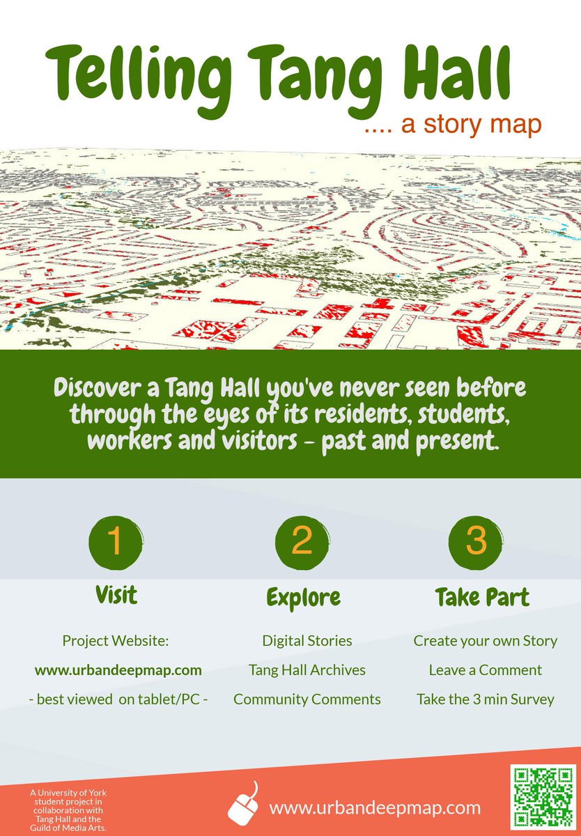 TangHallExplore's tweet image. A brilliant way to learn about Tang Hall! Discover this fascinating area through the eyes of its residents, students, workers and visitors. A @UniOfYork student project in collaboration with Tang Hall and the Guild of Media Arts @CityOfMediaArts #CreateAStory @TangHBigLocal