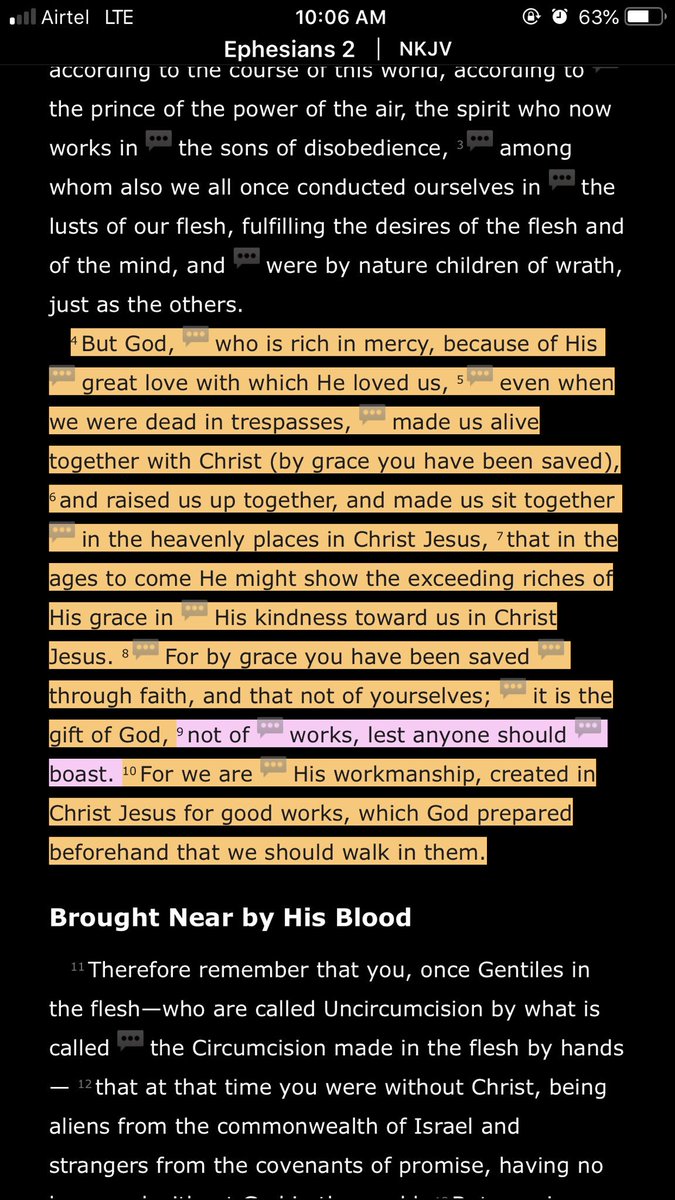 People have tried to use Ephesians 2 to preach that “the grace is of God is insufficient so you have to add works.”Either they’re genuinely ignorant or ruthlessly wicked. The scriptures here are very clear.