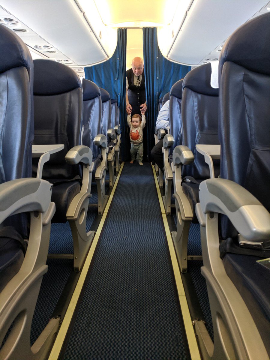 FaeClerey's tweet photo. .@British_Airways - this man, Massimo is a credit to your company. Seeing how frazzled we were trying to entertain our 1 year old, he took it upon himself to entertain him for most of the flight. He deserves a big pay rise! https://t.co/hm0eqDPusI