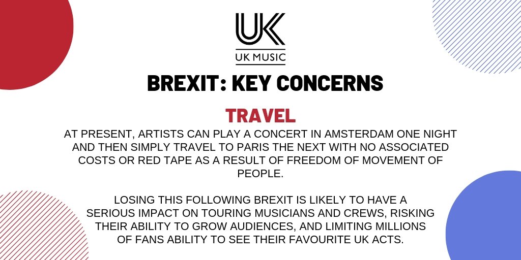 UK_Music's tweet image. #Brexit might affect the UK music industry and culture.

Our CEO ⁦@MichaelDugher⁩ wrote to the PM to convey music industry concerns.

Read here, along with the Government’s response:  bit.ly/2TSoCuw