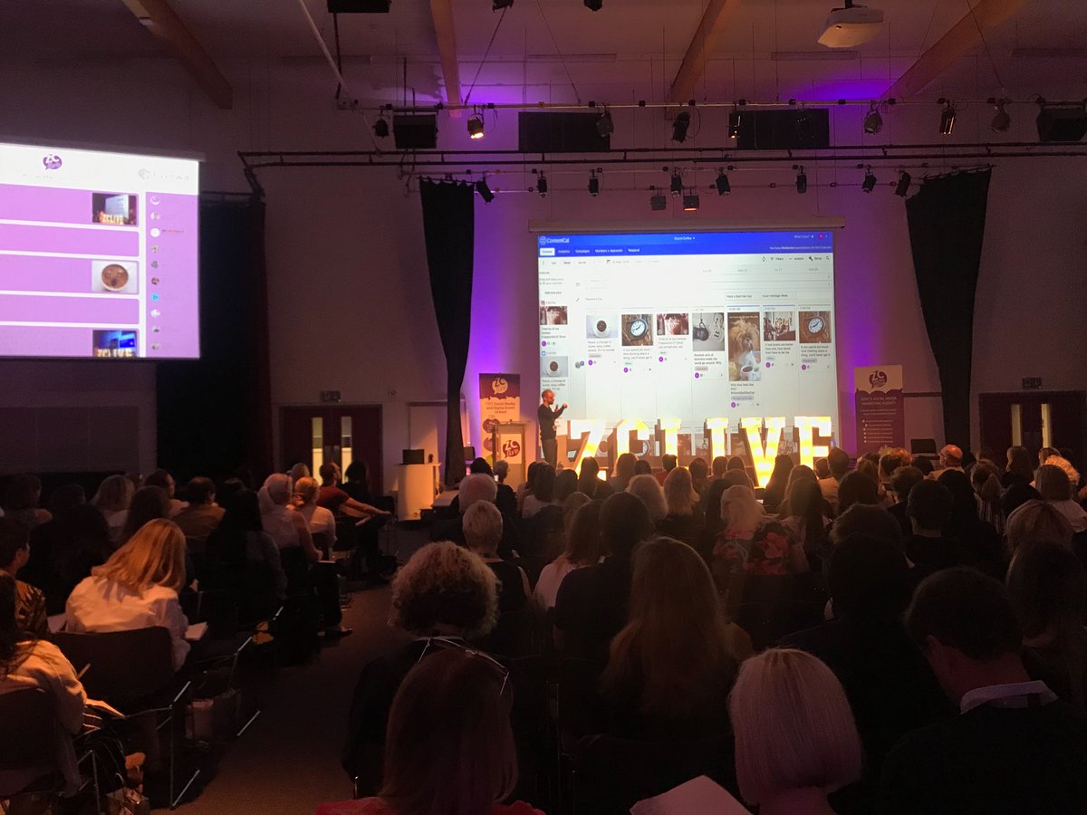 Full room for ContentCal's content planning masterclass at #ZCLive today. <a href="/ZCSocialMedia/">ZC Social Media</a> 😍