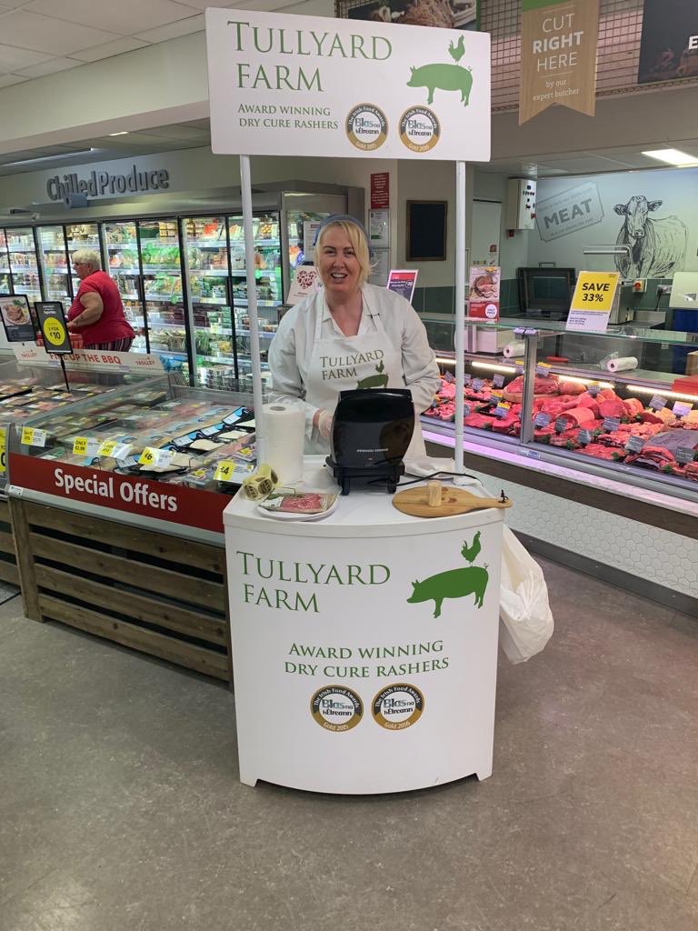 Hello Dunboyne!! We will be in your new Supervalu Store today giving out samples. Ask for Samantha! 20% off our Award winning range of Dry Cure Rashers. Yum😊😊